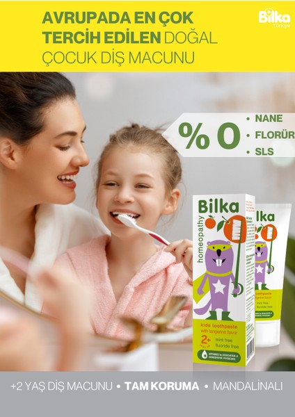 Homeopati Çocuk Diş Macunu 2+ Mandalina fiyatları