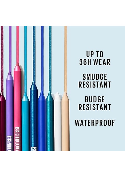 New York Tattoo Liner Jel Göz Kalemi - Galatic Cobalt fırsatları