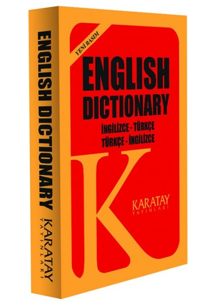 Sözlük Ingilizce Plastik Kapak 1.hamur Sarı Karatay Yayınevi