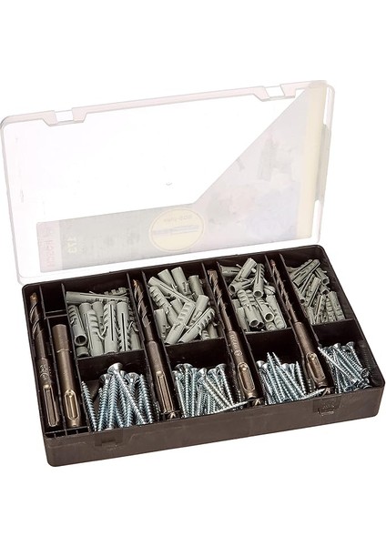 Professional Accessories Matkap Uçlu Sabitleme Aksesuar Seti, Yeşil, 173 Adet