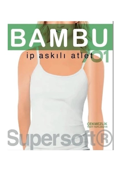 Mdb Star 701 Kadın Bambu Ip Askılı Atlet