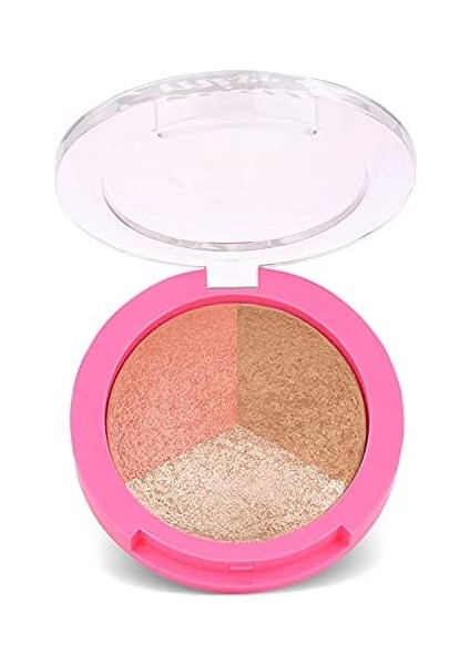 Golden Rose Miss Beauty Glow Baked Trio Aydınlatıcı Palet