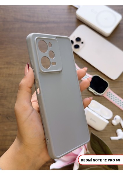 Redmi Note 12 Pro 5g Uyumlu Kamera Korumalı Darbeye Dayanıklı Renk Atmayan Keep Silikon Kılıf
