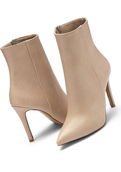 Kadın Yüksek Topuklu Sivri Burun Fermuarlı Bot 1225 modelleri