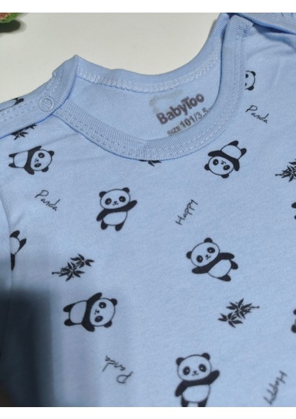 Çocuk Bebek Uzun Kollu Çıtçıtlı Body-Badi %100 Pamuk Nefes Alabilen Kumaş 3.5-4-5-6 Yaş