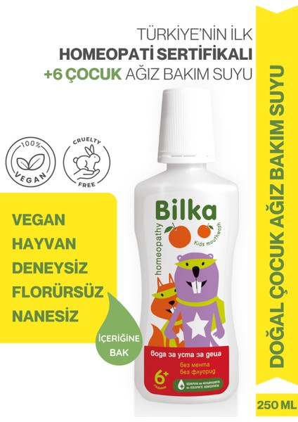 Homeopati Çocuk Ağız Bakım Suyu +6