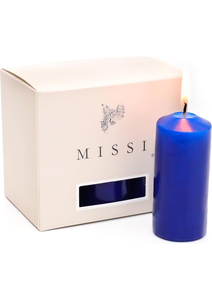 Saks Mavisi Bar Mum Seti (3,5x8 Cm)