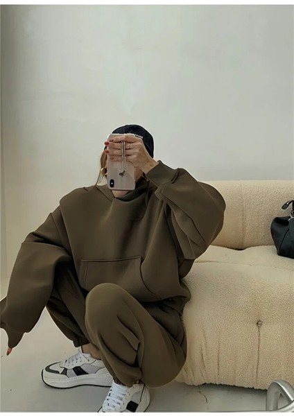 Kadın Trend Modal Oversiz Eşofman Takımı fırsatları