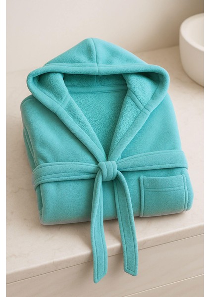 Genç Kız / Erkek Çocuk Kapşonlu Garson Boy Kadife Bornoz %100 Pamuklu modelleri