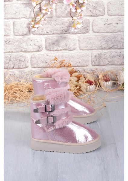 Nurela Simli Süet Içi Kürklü Tüy ve Toka Detaylı Anne Kız Kısa Kadın Bot fiyatları