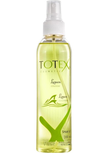 Limon Kolonya | Tıraş Sonrası Kolonyası | Dezenfektan Temizleyici Antibakteriyel |%80 Alkol Sprey Kolonya 200ML