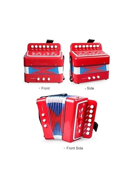 Çocuklar Akordeon Enstrüman Lar 7 Tuşları 2 Bas Küçük Akordeon Erkekler ve Kızlar Için Eğitici Müzik Aleti Lar Seçimi fiyatları
