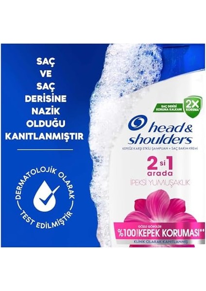 Head & Shoulders Ipeksi Yumuşaklık 2&apos;si 1 Arada Kepek Karşıtı 330ML Şampuan modelleri