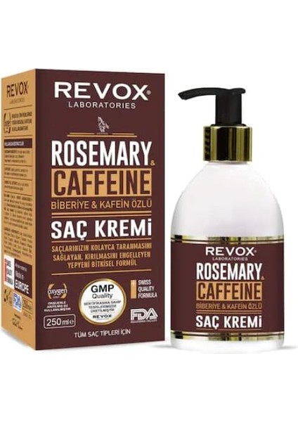 Revox Rosemary & Caffeine Saç Kremi 250 ml