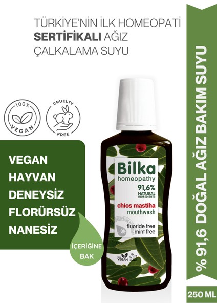 Homeopati Ağız Bakım Suyu - Mastika Sakızlı