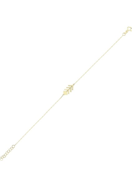 14 Ayar Osso Tasarım Altın Bileklik