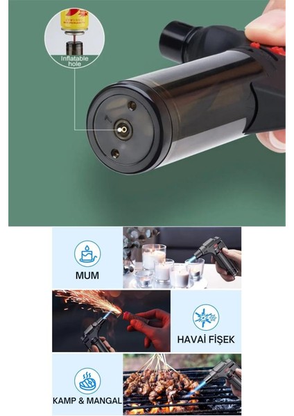 Mini Pürmüz Çakmak Doldurulabilir Depolu Çakmak Alev Ayarlı 1300 Derece indirimleri