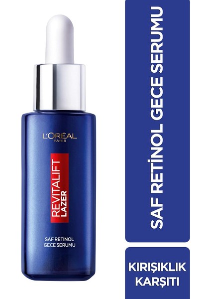 L&apos;oréal Paris Revitalift Lazer Saf Retinol Gece Serumu 1 Paket (1 x 30 Ml)