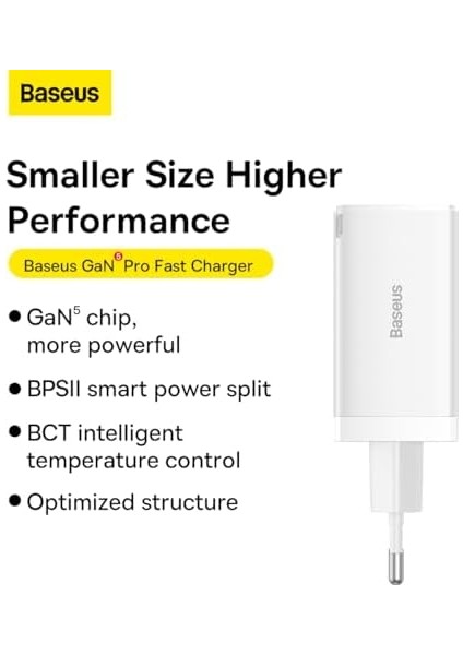 Gan5 Pro 65W Şarj Cihazı Beyaz modelleri