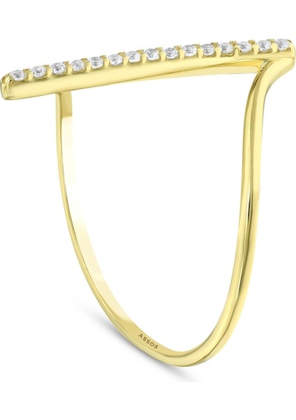 Altın Tasarım Yüzük - 14K fiyatları