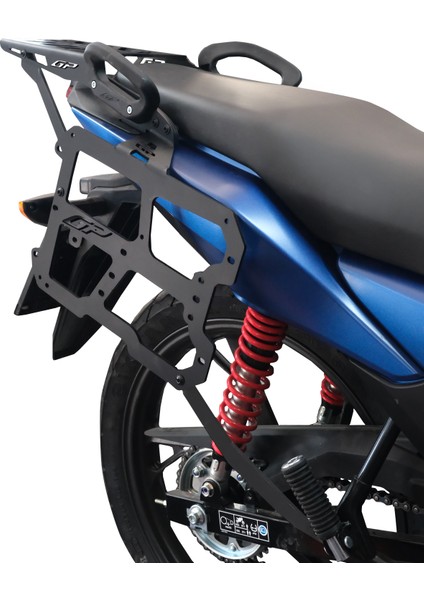 Honda CB125F 2025 Uyumlu Arka ve Yan Çanta Demiri Seti Siyah modelleri