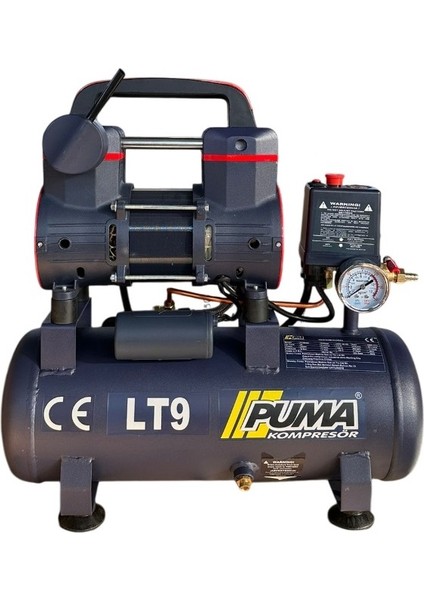 9 Lt Yüksek Verimli Yağsız Kompresör fiyatları