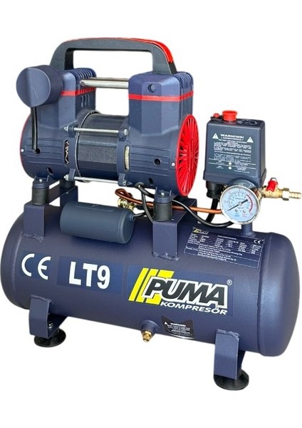 9 Lt Yüksek Verimli Yağsız Kompresör modelleri