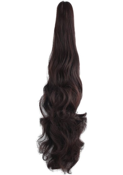 Tokalı Dalgalı At Kuyruğu / Koyu Kahve modelleri