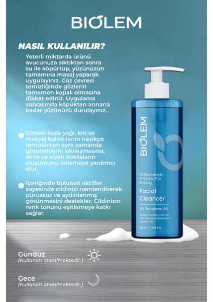 Yüz Temizleme Jeli Canlandırıcı Etkiyle Tüm Cilt Tiplerine Uygun 250 ml B5 Vitamini İçerir modelleri