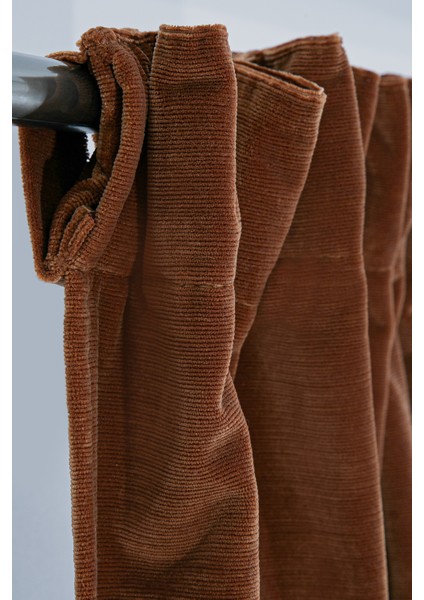 Rayna Kadife Perde Kiremit 120X210 fiyatları