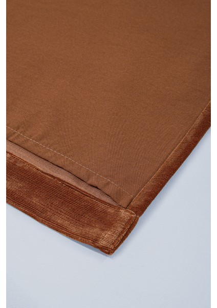 Rayna Kadife Perde Kiremit 120X210 modelleri