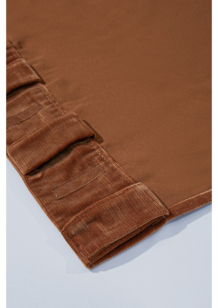 Rayna Kadife Perde Kiremit 120X210 fırsatları