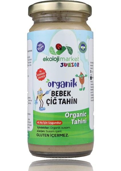 Ekoloji Market Organik Bebek Glutensiz Çiğ Tahin