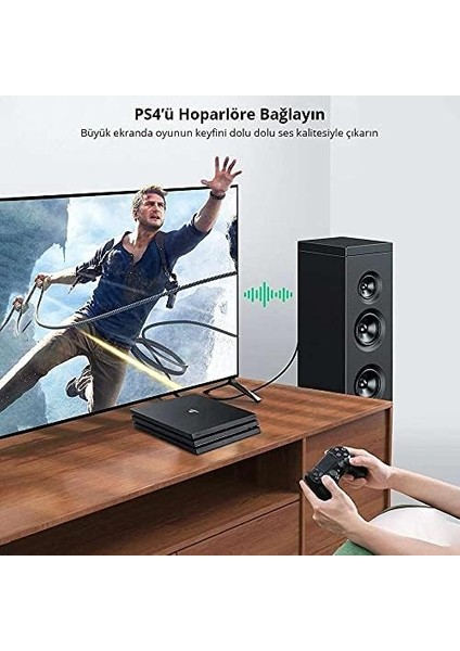 Fiber Optik Ses Kablosu Siyah 1.5 Metre modelleri