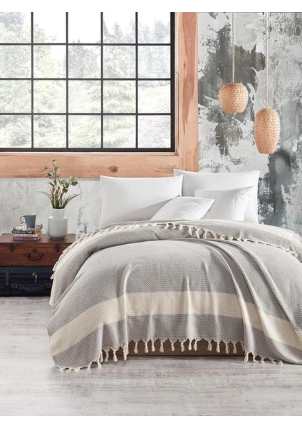 Lena Pamuklu Çift Kişilik Pike / Yatak Örtüsü