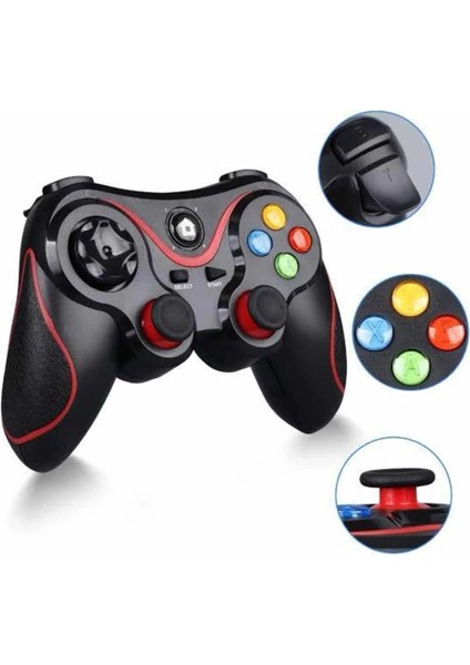 Kablosuz Oyun Kolu Bluetooth Joystick Gamepad Android Uyumlu indirimleri