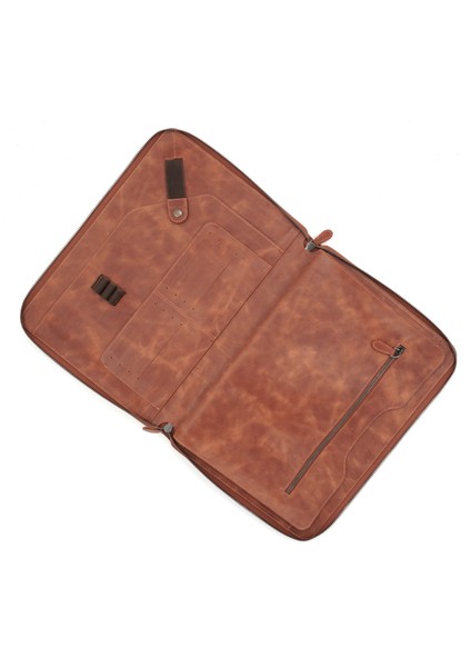 Gerçek Deri 13-14 Inç Fermuarlı Organizer Çanta fiyatları