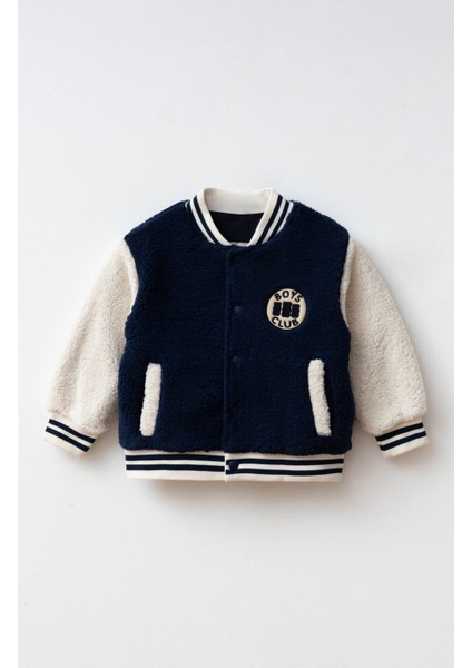 Çocuk Polar Kolej Ceket - Lacivert