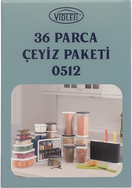 36 Parça Pratik Mutfak Çeyiz Paketi fiyatları