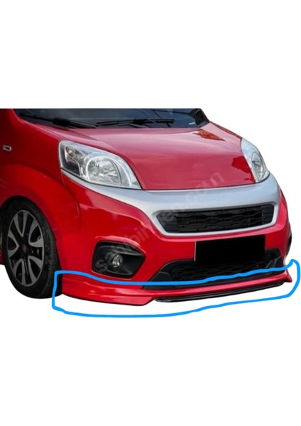 Nemo Bipper Fiorino 2021 Üstü Ön Tampon Eki (( 612 Mistik Gümüş Boyalı Ortası Siyah ))