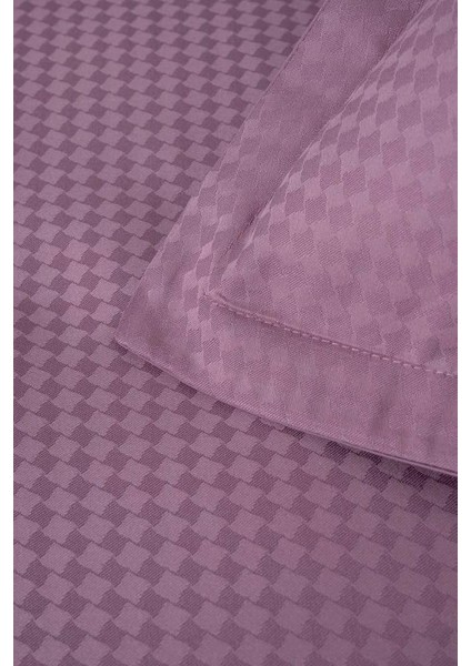 Jakarlı Saten Çift Kişilik Nev Takımı Dıamond Puce indirimleri