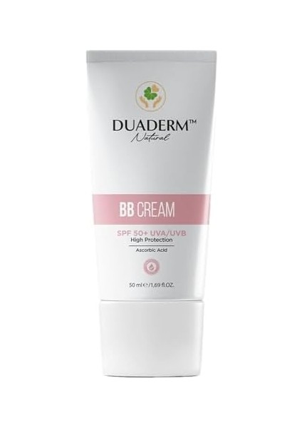 Duaderm Besleyici Bb Krem, Spf 50+ Uva/uvb Koruma, Nude Ton, 50 ml