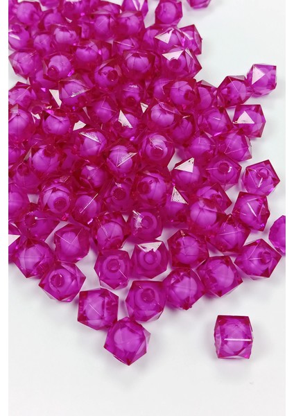 Litaetrend Küp Boncuk Içten Boncuklu Bileklik Çanta Boncuğu 10 mm 50 gr Mor - BNC451 fiyatları