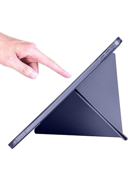 iPad (A16) 11INÇ 2025 Uyumlu Kılıf Üçgen Tri Folding Kalem Bölmeli Standlı Kılıfı A3355 Levender fiyatları