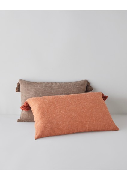 Madeline Dekoratif Kırlent 35X50 cm Kiremit modelleri