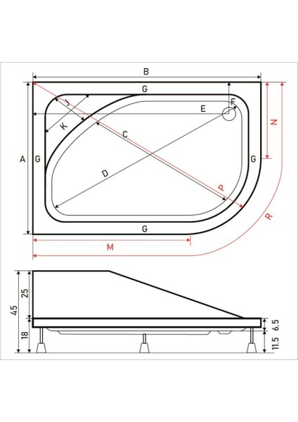 Puno Asimetrik Oturmalı Duş Teknesi, Panelli fırsatları