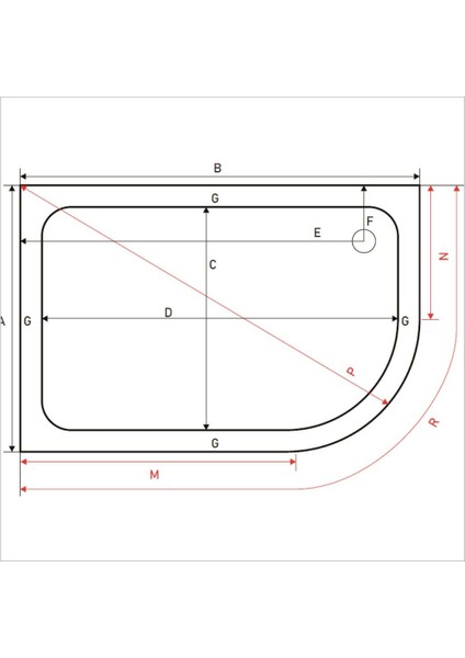 Tundra Düz Zemin Asimetrik Duş Teknesi, Panelli fırsatları