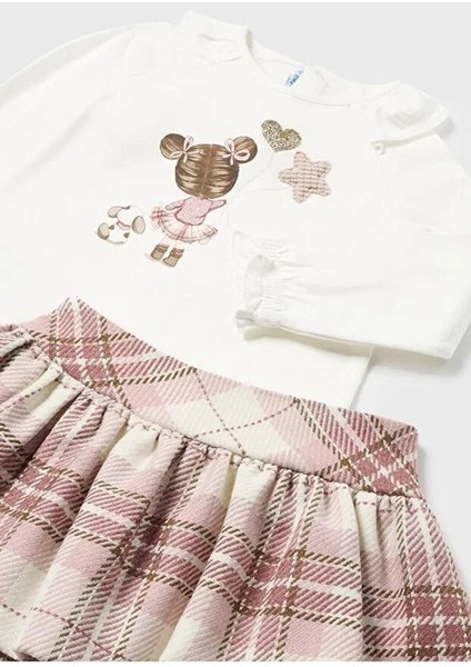 Kız Bebek Etek Bluz 2 Li Set 2927 modelleri