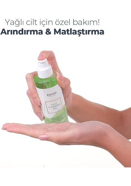 Arındırıcı & Gözenek Sıkılaştırıcı Yüz Temizleme Jeli Glycolic Asit&niacinamide&hyaluronic 200 ml fırsatları