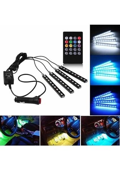 Ledli Ayak Altı LED Lamba Sese ve Müziğe Duyarlı Kumandalı LED Rgb fiyatları